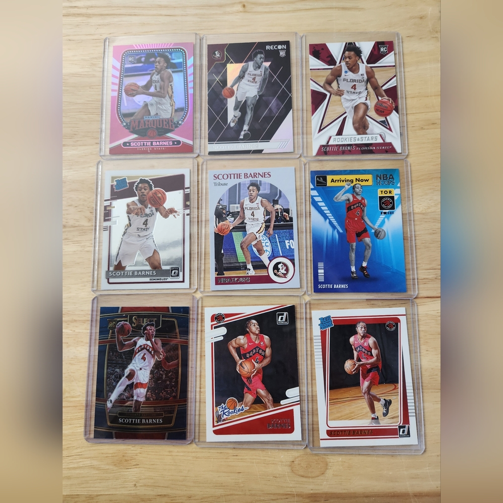 Scottie Barnes rookies x9